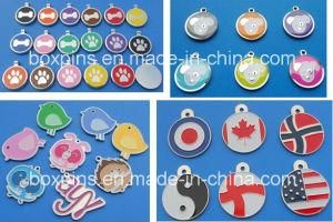 Pet Tags Custom Engraved Personalised Dog Tag Pet ID Paw Print Charm Pettags