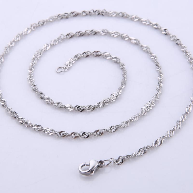 Jewelry Components Neck Chain Singapore Chain for Necklace Bracelet
