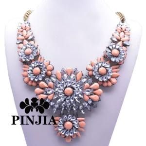 Factory Beaded Costume Imitation Crystal Necklace Fashion Jewelry