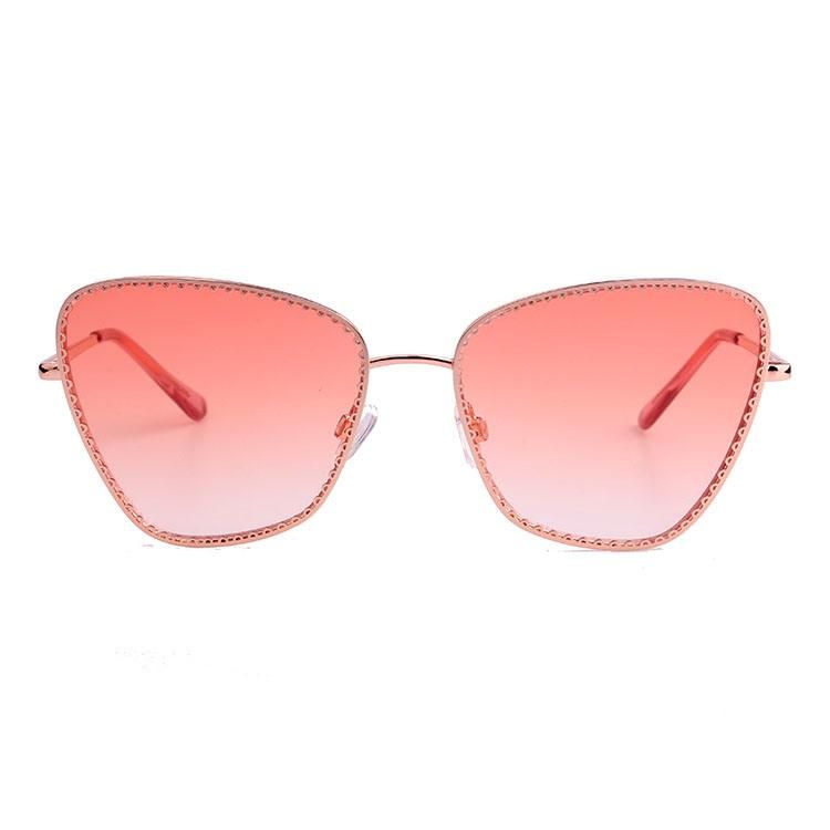 2019 Butterfly with Decoration Fashion Metal Sunglasses