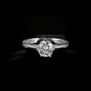 Fashion 925 Sterling Silver Solitaire Ring (BAAR1481-1)