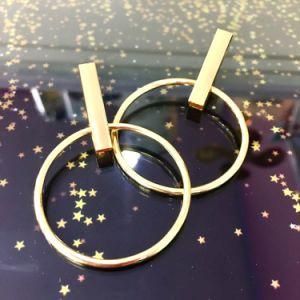 New Korean Simple Aros Hoop Earrings for Women