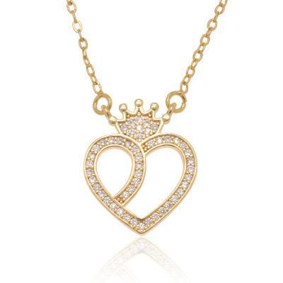 Wholesale New Heart Shape Ladies Necklace Fashion Jewelry Necklace