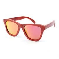 Wholesale Custom Women UV400 Polarized Wooden Sunglasses in Tac Lens