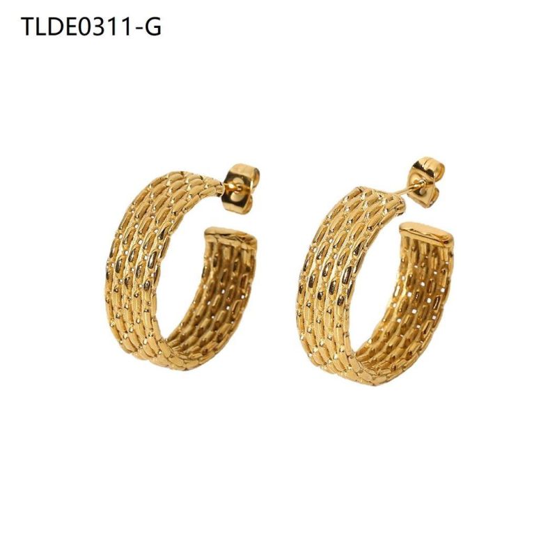 Stainless Steel Fashion Jewelry Good Quality Gold Plated Jewelry, Christmas jewellery, New Arrival Earring