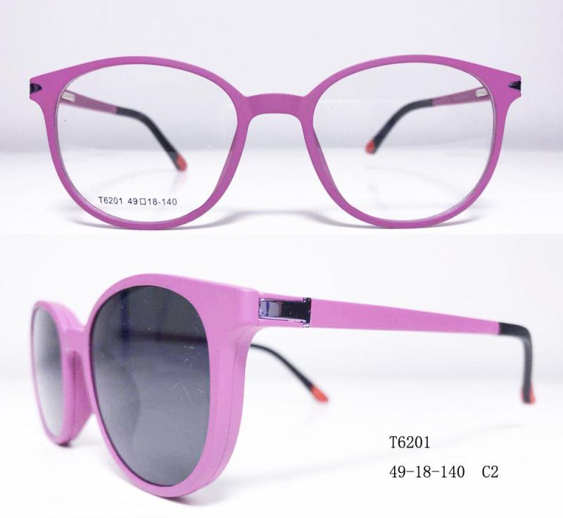 Clip on Magenatic Tr Sunglasses with Polarized Lens T6201