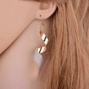Bohemian Gold Drop Earrings for Women Rotate Shape Earrings