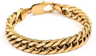 Miami Cuban Link Chain Bracelet for Men Hip Hop Jewelry Streetwear Fashion Jewellery Design