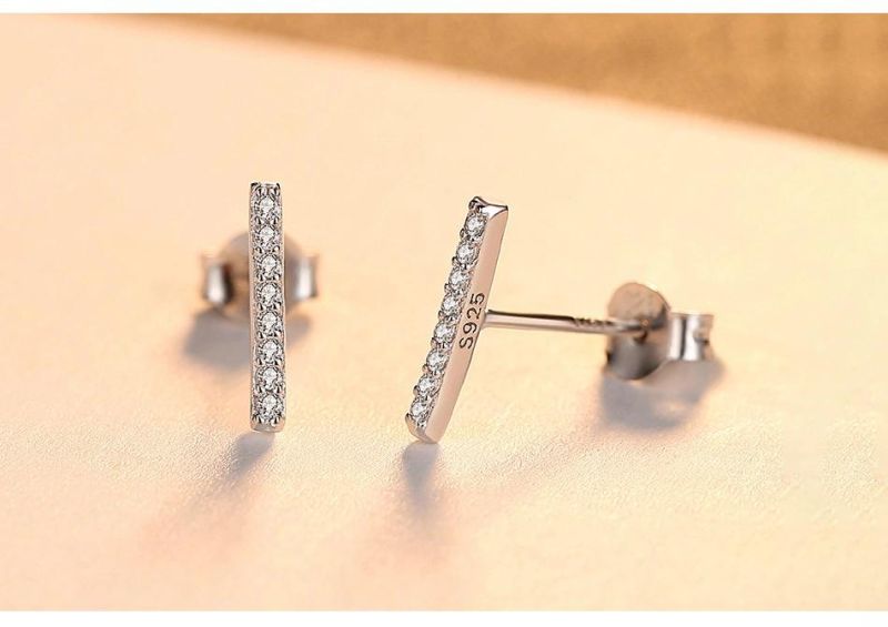 Lady Beautiful Silver or Golden Dendritic Design Ear Stud