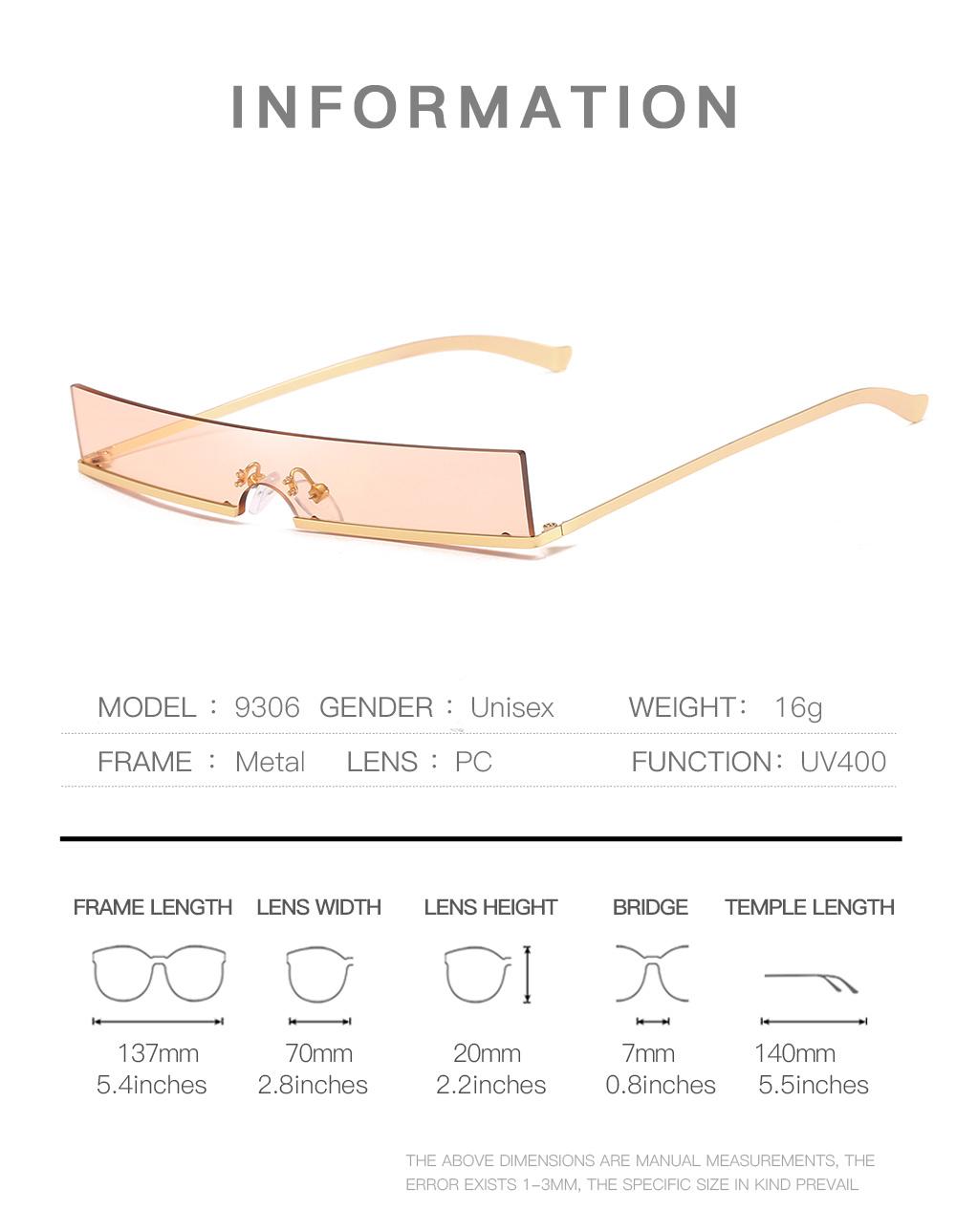 European Design Texture Frame Unisex Metal Frame PC Lens Single Rectangular Lens Frame