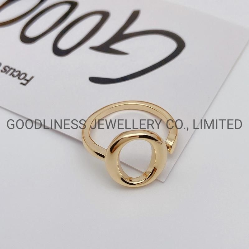 Fashion Jewelry Women Brass Copper Open Adjustable Rings