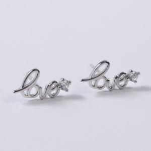 Eye in Sky Jewelry Fashion Earrings 925 Silver with CZ Love Style Factory Wholesale