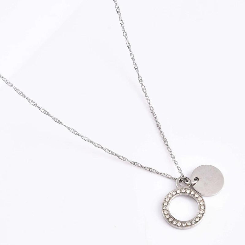 Fashion Elegance Necklace Female Stainless Steel Jewellery Silver Gold Rose Gold Color Optional