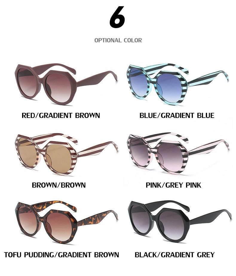 China Hot Selling Wholesale Cheap Newest Style Sun Glasses Shades Colorful Oversized Fashion Trendy Sunglasses