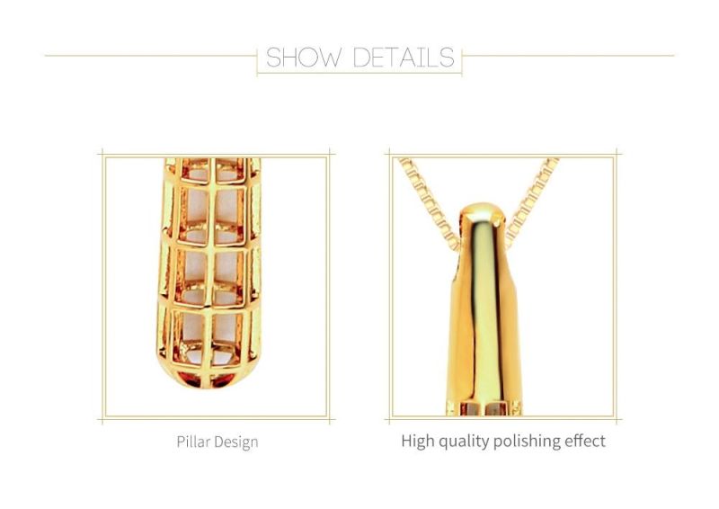 Hot Sale Gold Plated Fashion Jewellery Customize Copper/Stainless Steel Jewelry Pendant Necklace