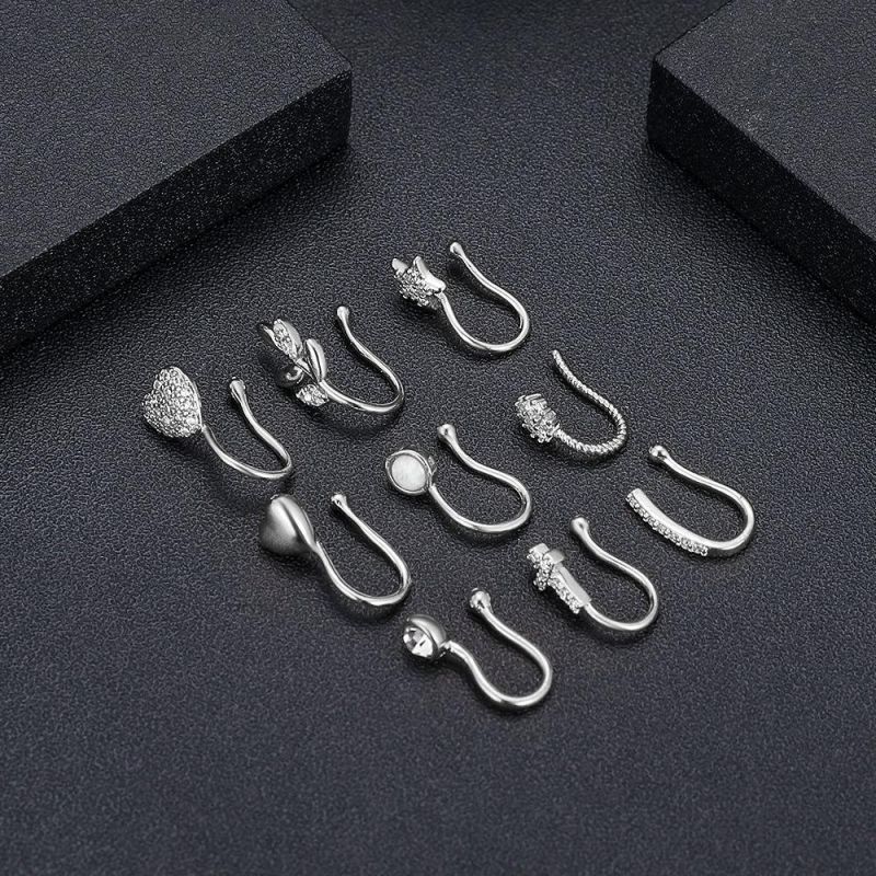 New Brass Non-Piercing Nose Clip Collection (Sold by piece)