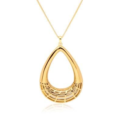 Hot Sale Gold Plated Fashion Jewellery Customize Copper/Stainless Steel Jewelry Simple Pendant Necklace