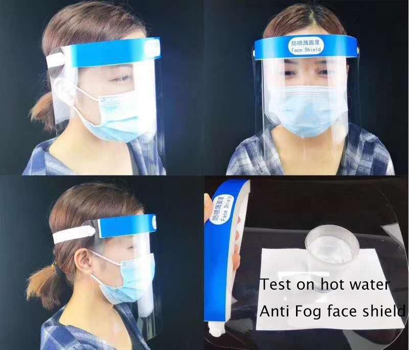 Quick Shipment Anti-Fog Material Personal Face Protection Face Shield