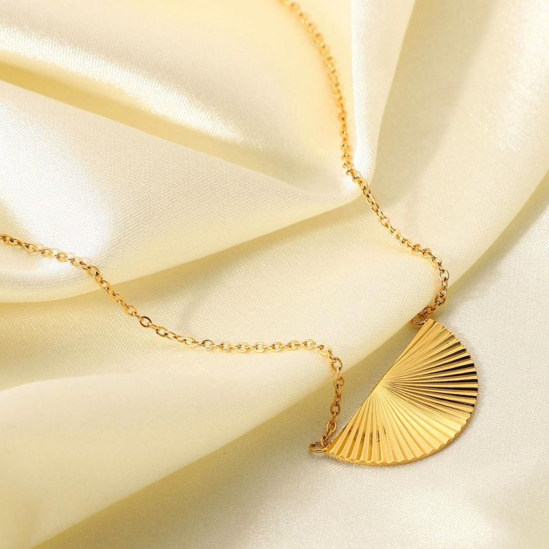 Manufacturer Custom Good Quality Gold Plated Necklace, Good Quality Gold Plated jewellery, 316 Stainless Steel Jewelry