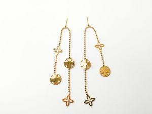 Stainless Steel Earring for Gold Color in 24K