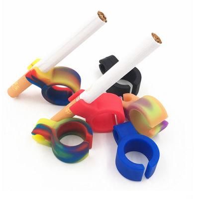 Silicone Ring Finger Hand Cigarette Holder for Regular Smoking Accessories