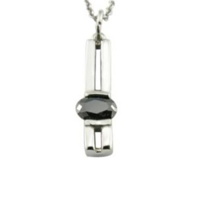 Black Diamond Charms Necklace Pendant for Lady