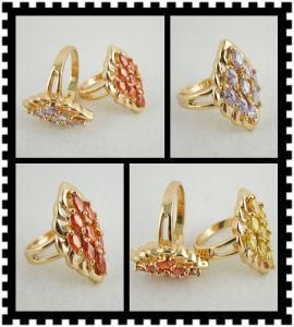 Jewelry Ring, Fashion Ladies&prime; Pave Ring, Newest Hot Brass Finger Ring (3393)