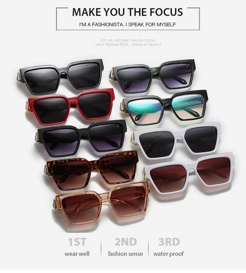 2020 Sunglasses Women Oversized Square Frame