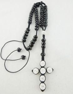Fashion Necklace, Hot Shamballa Cross Necklace, Pave Beads Jewelry Necklace (3269)
