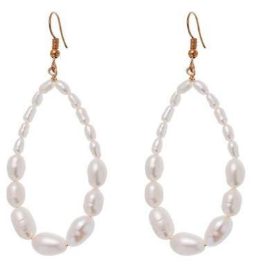 Bridal Wedding Natural Pearl Earring for Brides