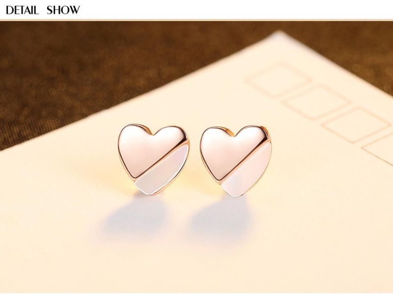 Earrings Korean Style Generous Copper Silver Pin Ear Stud