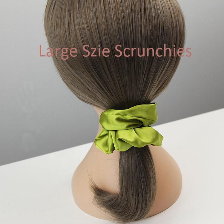 16mm Silk Satin Hair Scrunchies for Lady