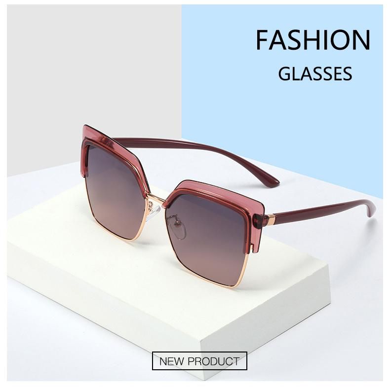 Ready to Ship Women Tr90 Fashion Sunglasses with Low MOQ