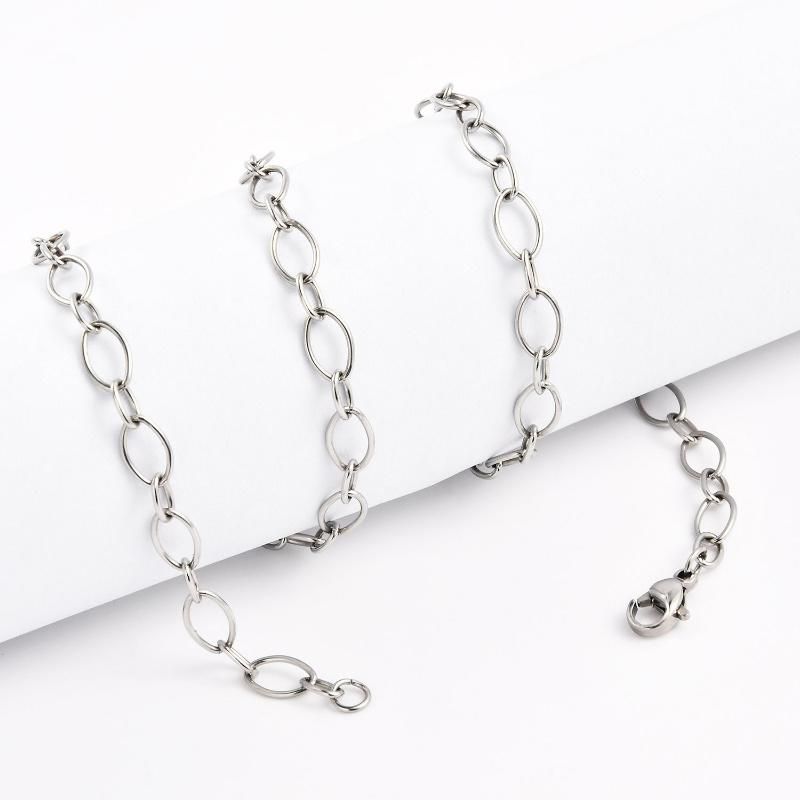 Fashion Accessories Necklace for Pendant Beads Handcraft Cross Cable Chain Jewellry Layering Necklace Design