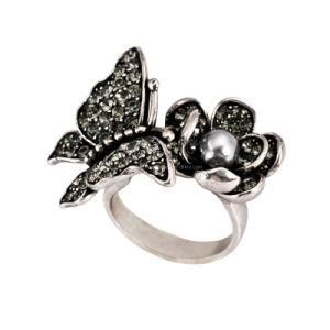 Fashion Jewelry/Jewellery Rhinestone Finger Ring (R1A528)