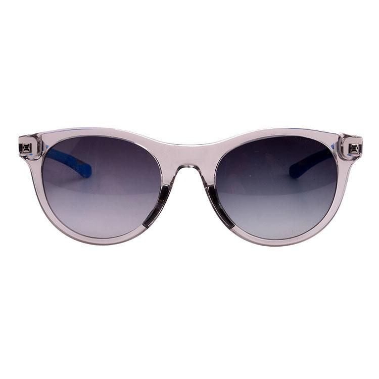 2019 Fashionable Round Shape Sunglasses with Metal Temple