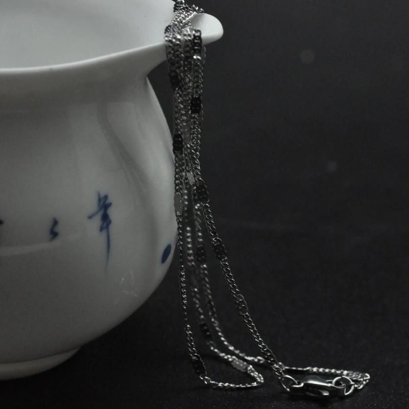 Fashion Jewelry Necklace Stainless Steel Curb Embossed Chain