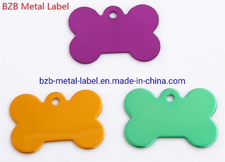 Custom Metal/Aluminum/Zinc/Copper Name Logo Hangtag for Perfume/Clothing/House/Furniture/Pet