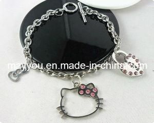 Fashion Jewelry- Hello Kitty Alloy Charm Bracelet