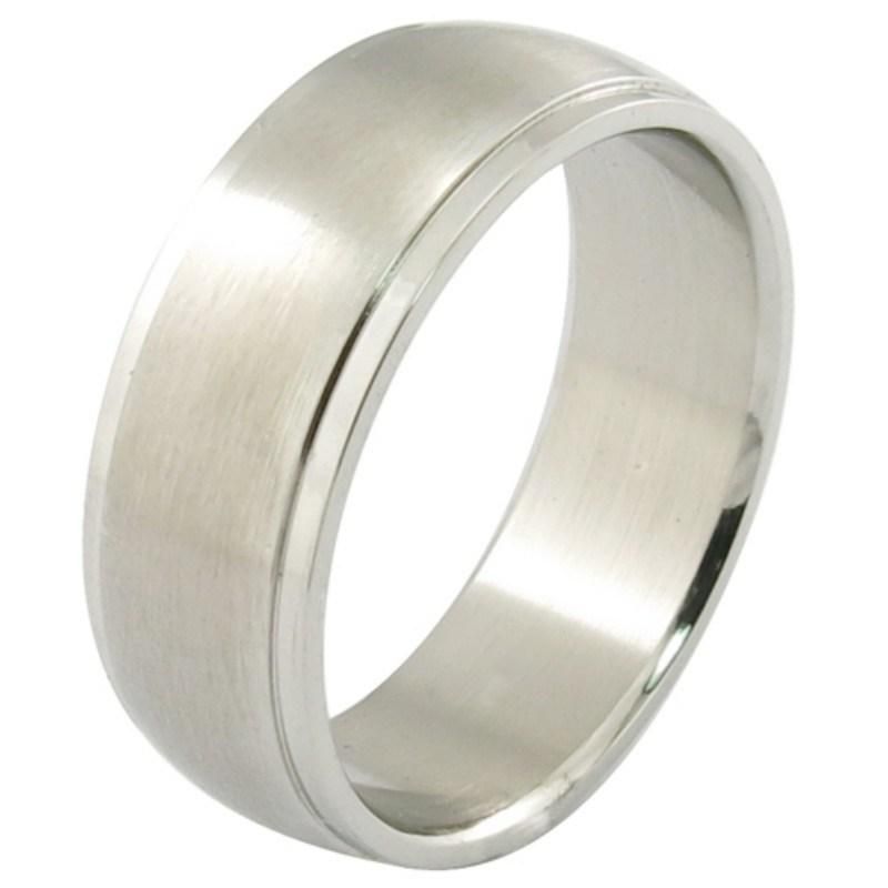 Sons Brushed Religious Stainless Steel Ring