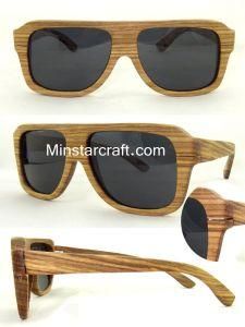 Compertivie Price Fashion Wood/Bamboo Sunglasses Manufacturer Wooden Sunglasses-by-13