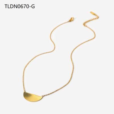 Manufacturer Custom Good Quality Gold Plated Necklace, Good Quality Gold Plated jewellery, 316 Stainless Steel Jewelry