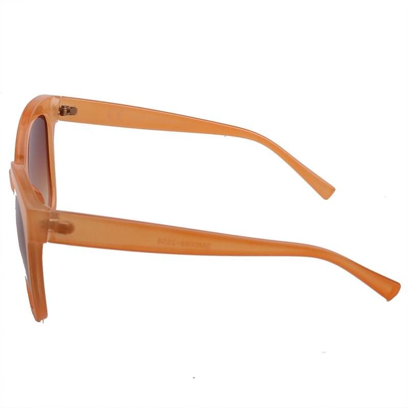 2020 Transparent Orange Fashion Sunglass with Mat Finish