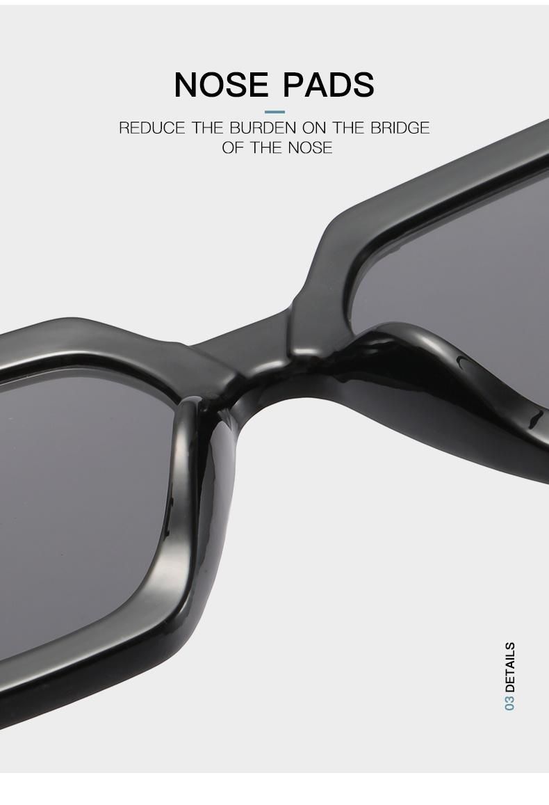 Green Speckle Glasses Modern European and American Ins Sunglasses Female Personality Metal Lace Temple Sunglasses