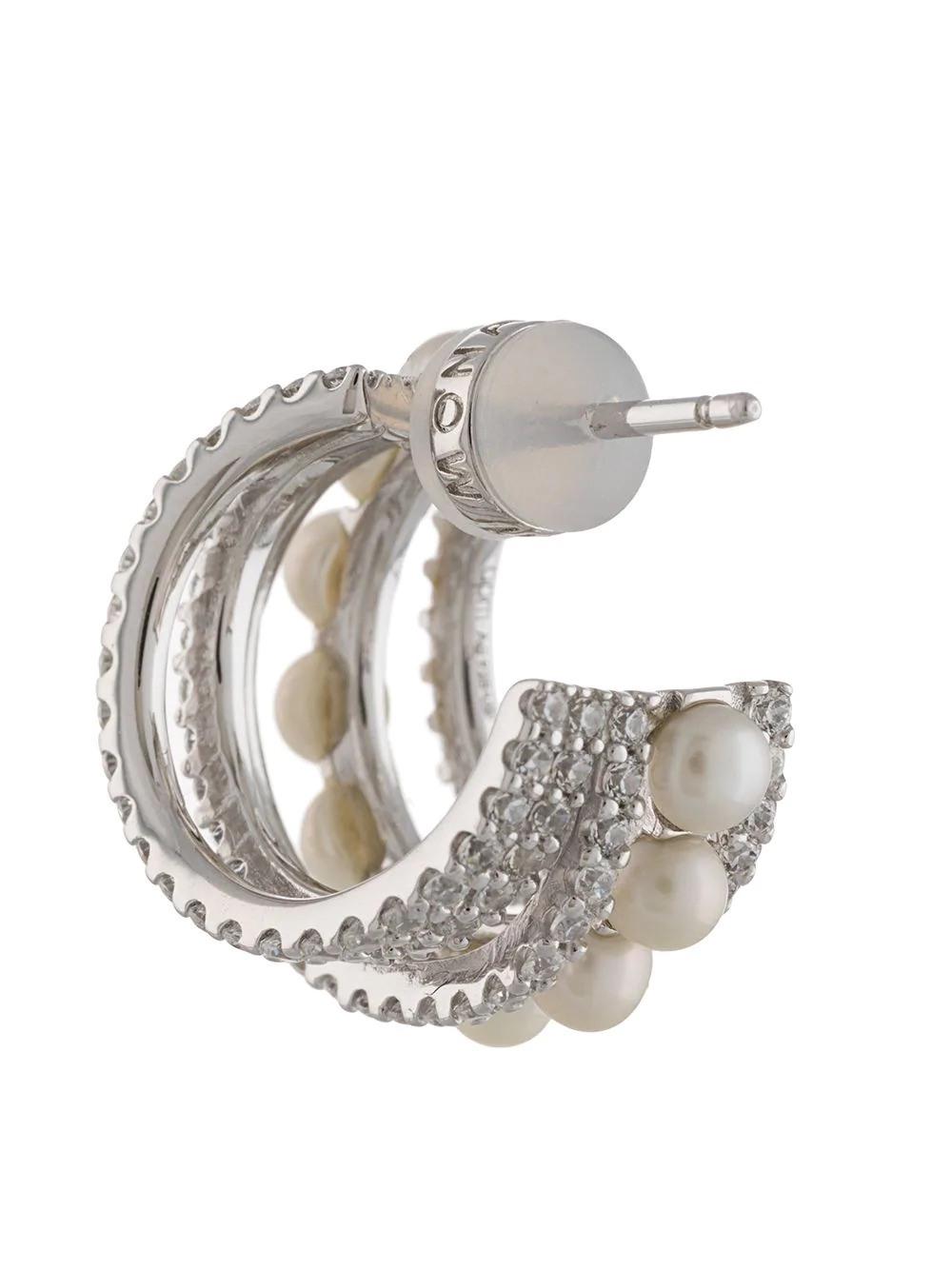 Geometric Multi-Layer Arc Fashion Temperament Earrings Jewelry