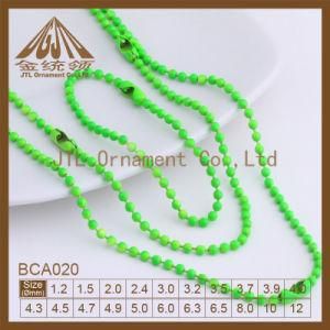 High Quality Metal Ball Chain Various Color and Various Size with Connector