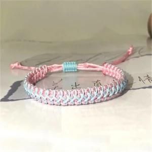 Handmade Multicolored Rope Braided Friendship Bracelets for Couple
