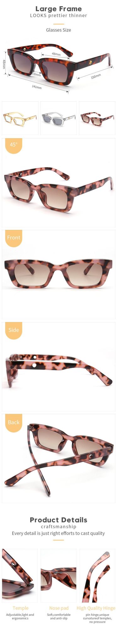 Wholesale Cheap New Fashion Design PC Frame Sunglasses