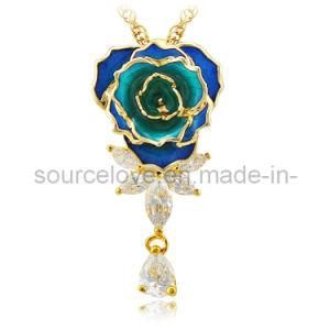 24k Gold Fashion Pendant Rose (XL023)