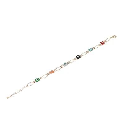 Turkish Demon Eye Gold Plated Religious Fashion Bracelet